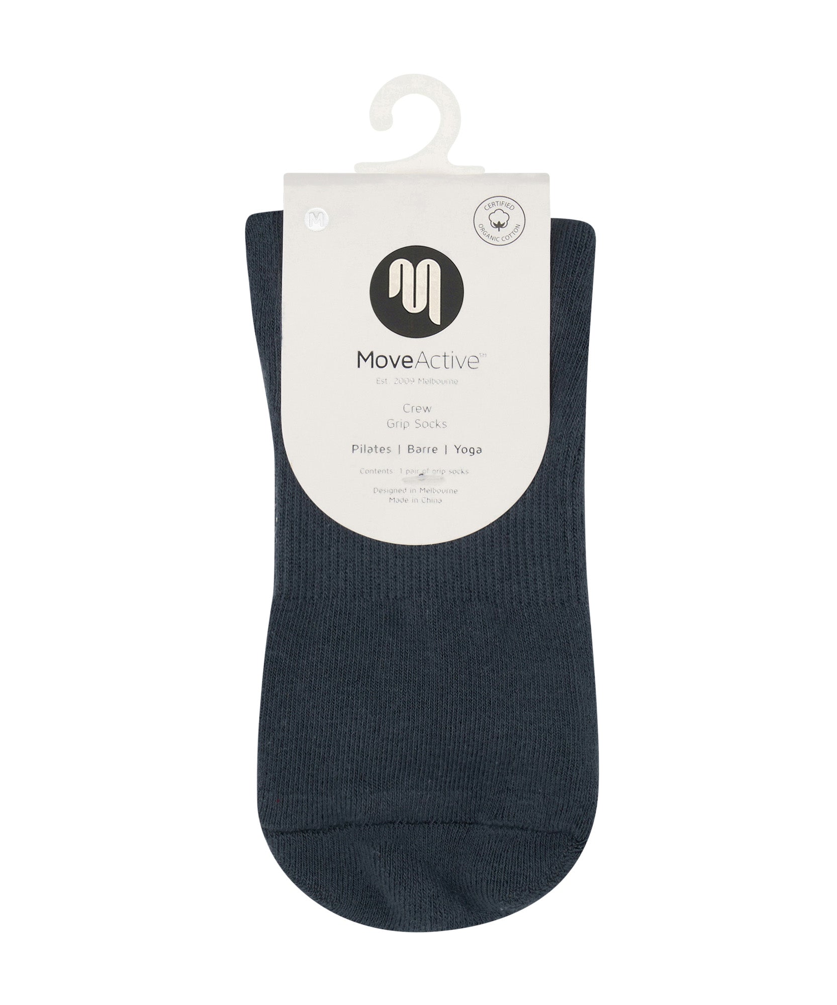 Crew Non Slip Grip Socks - Signature Ink