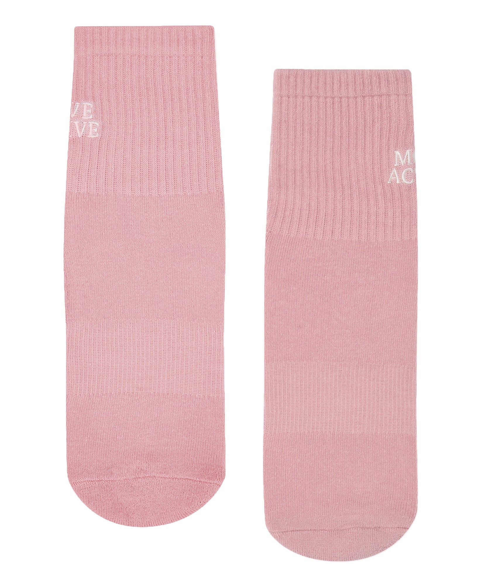 Crew Non Slip Grip Socks - Signature Mauve.