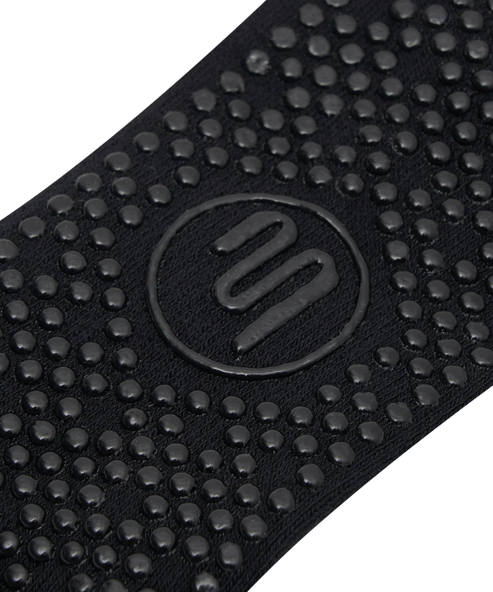 Crew Non Slip Grip Socks - Sporty Stripe Black.