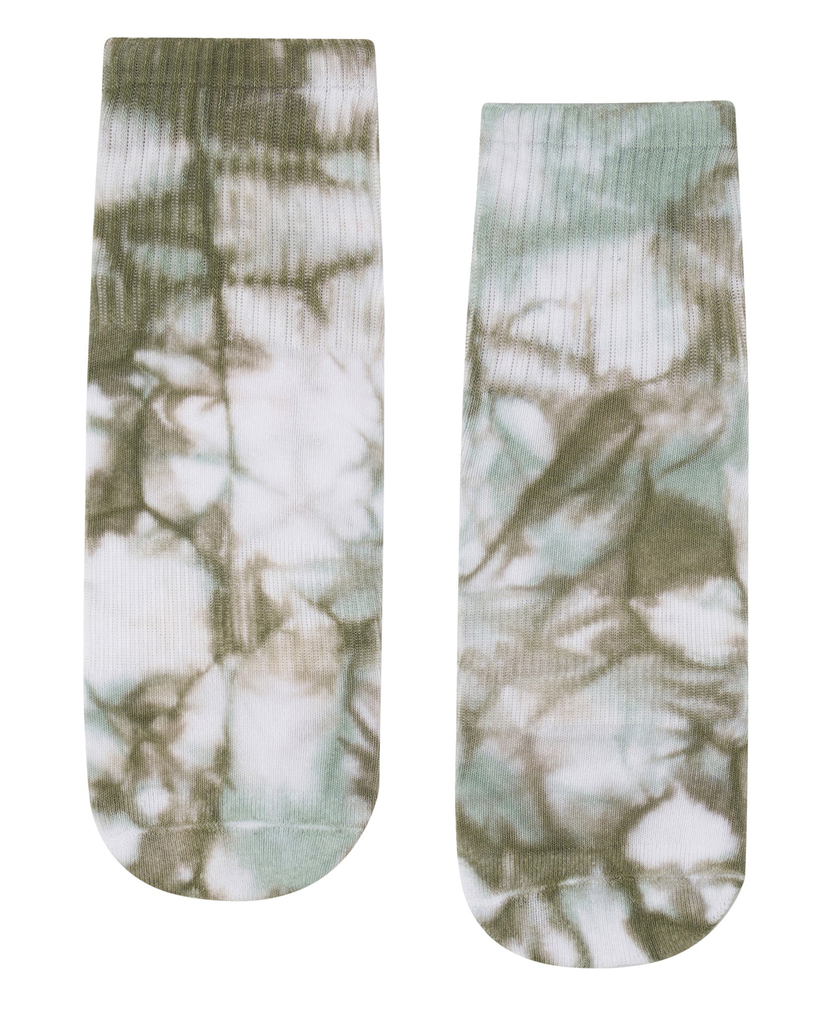 Crew Non Slip Grip Socks - Blue Gum Tie-Dye