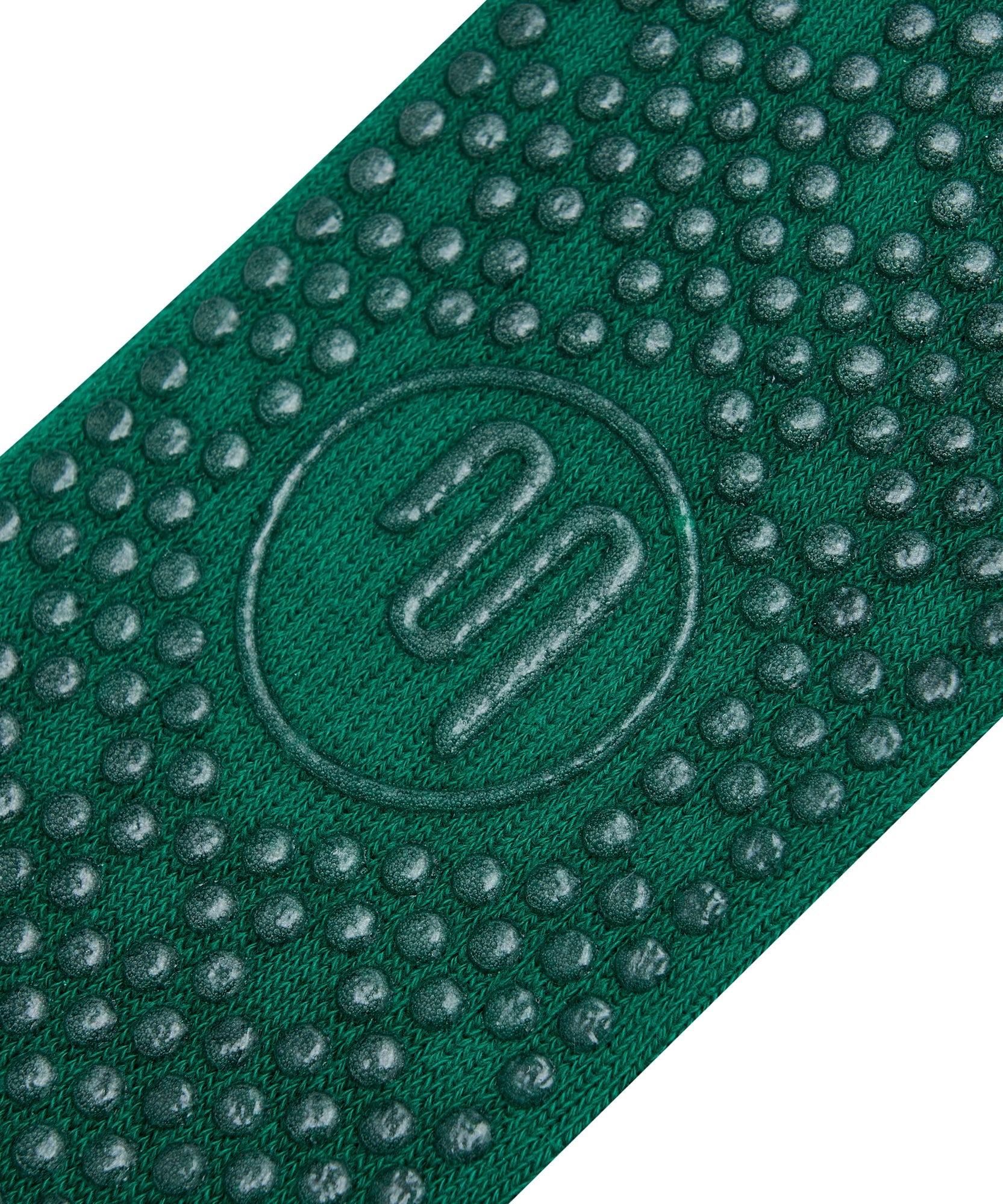 Crew Non Slip Grip Socks - Pilates Club Emerald