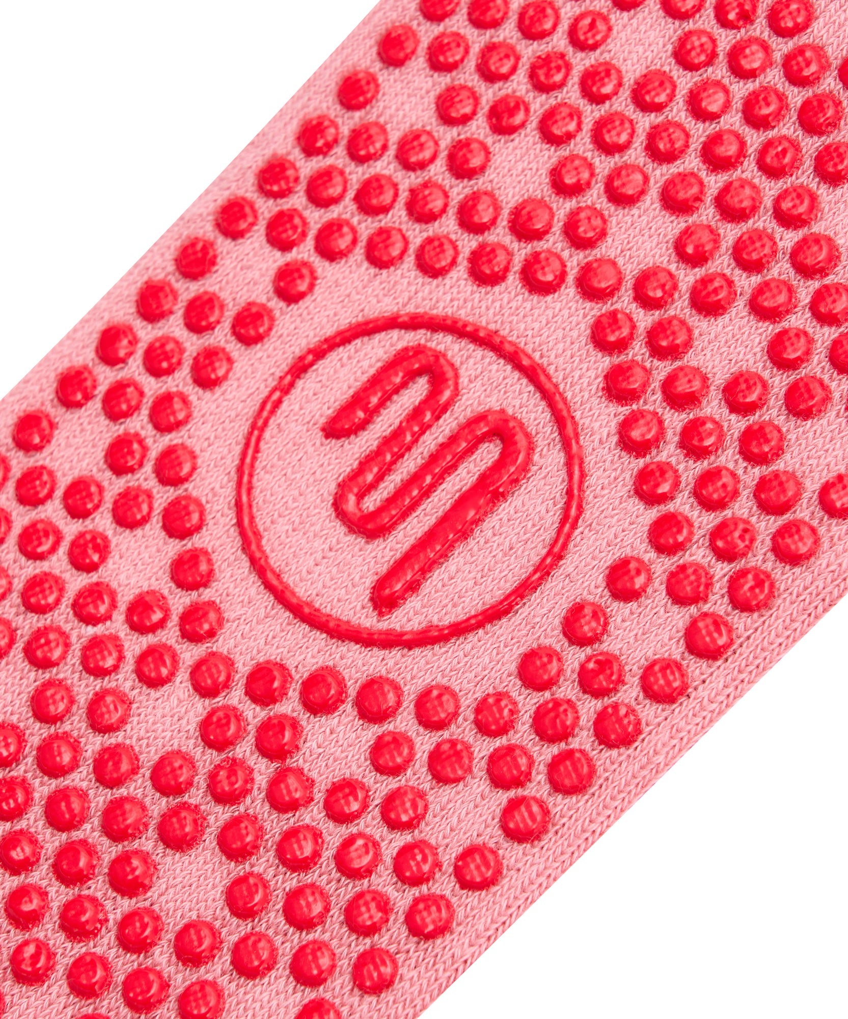 Classic Low Rise Grip Socks - Pilates Club Rose